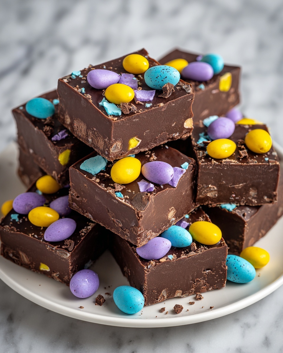 Easter Chocolate Fudge Recipe - Recipe Image