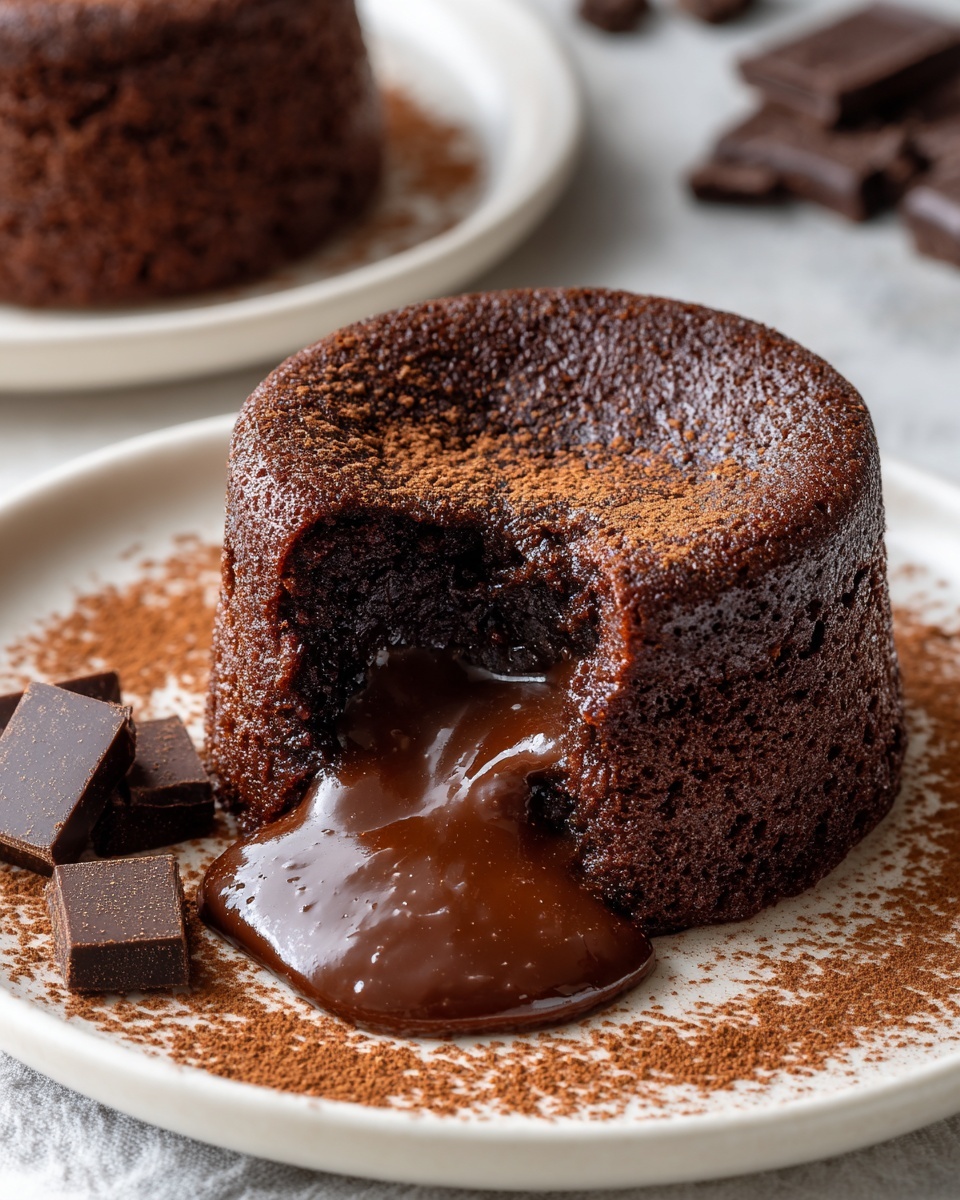 Easy Chocolate Lava Cake Recipe - Recipe Image