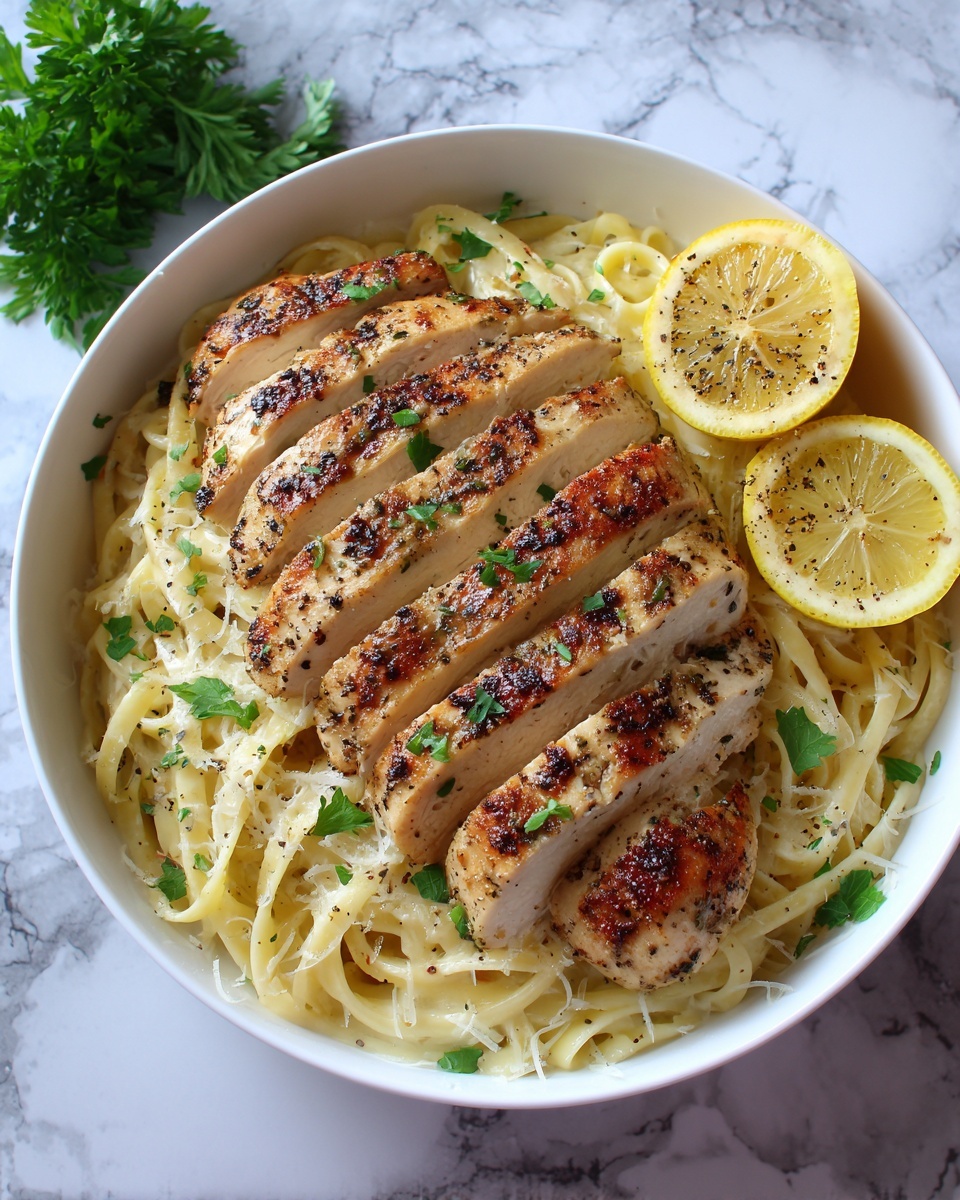 Lemon Chicken Pasta Recipe - Recipe Image