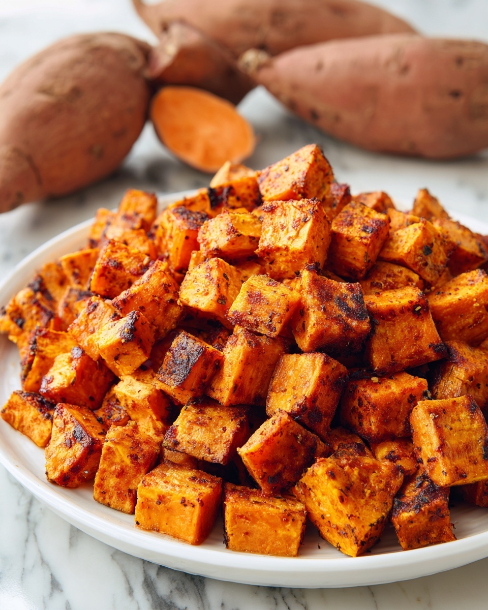 Crispy Roasted Sweet Potatoes Recipe - Recipe Image