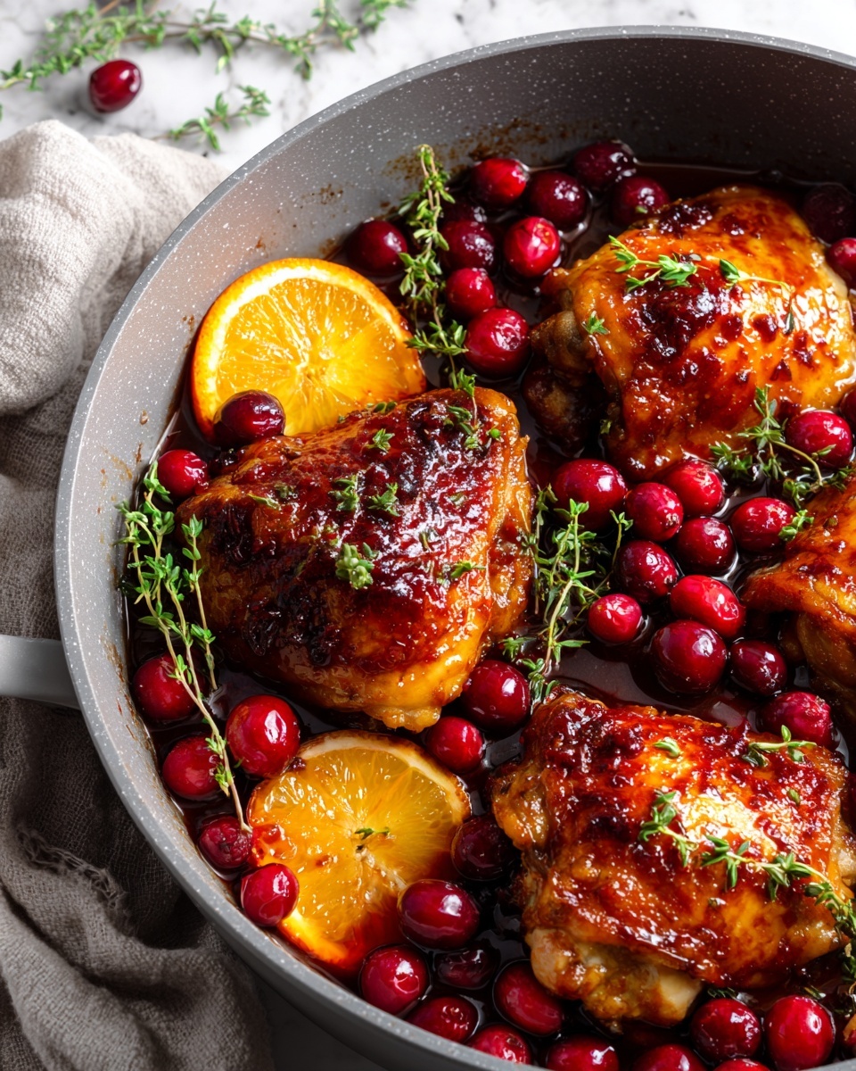 Cranberry Orange Chicken Recipe - Recipe Image