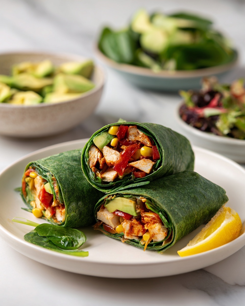 Grilled Chicken Wraps with Avocado Recipe - Recipe Image