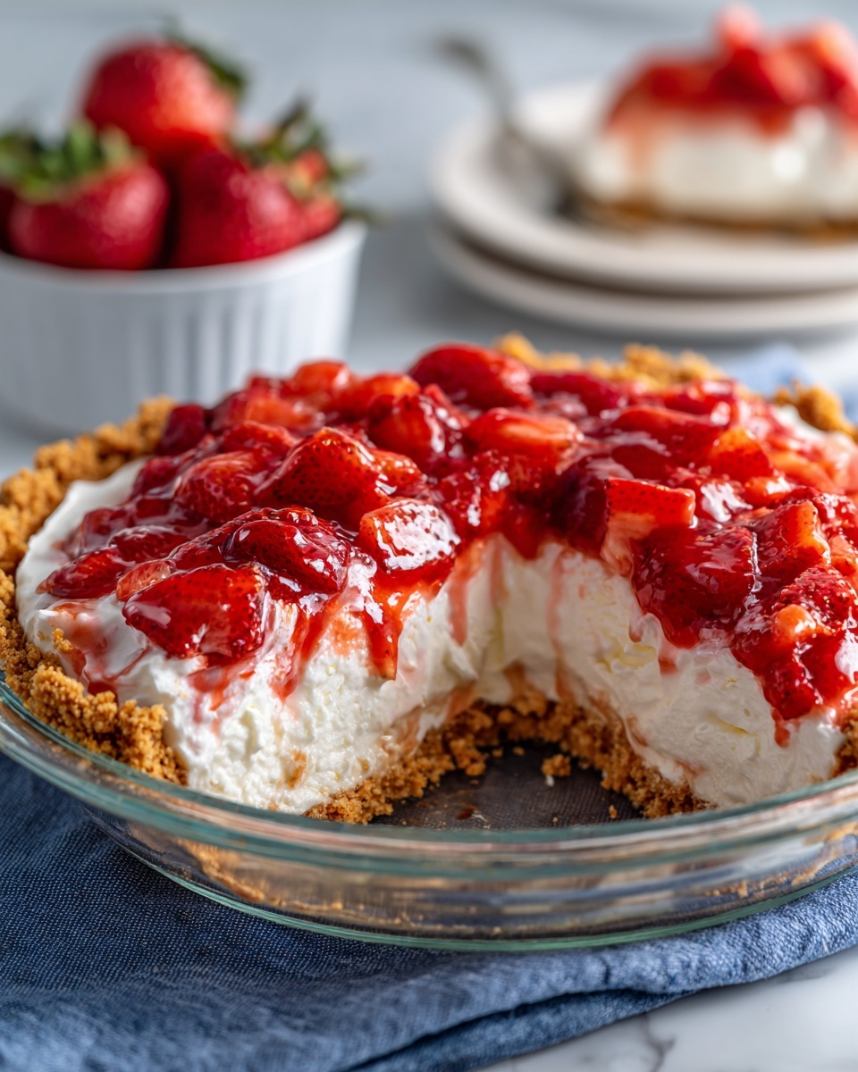 Strawberry Cream Cheese Pie Recipe - Recipe Image