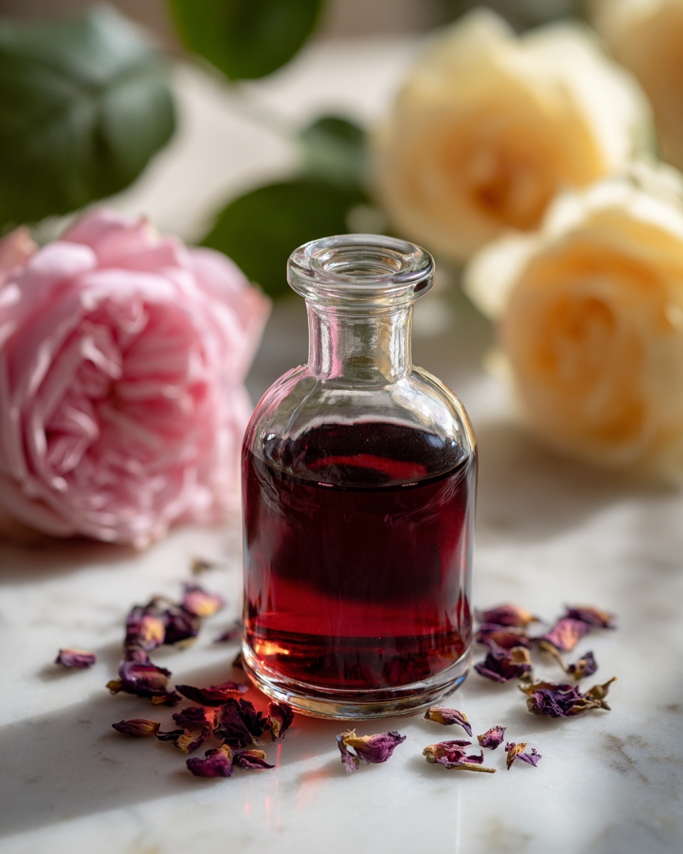 Rose Simple Syrup Recipe - Recipe Image