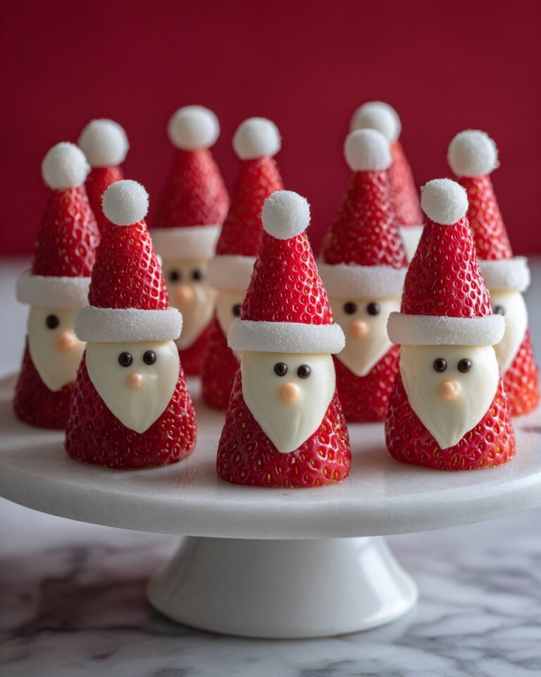 Strawberry Santas: No-Bake Holiday Treats Recipe